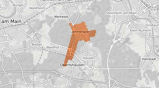 Mietspiegelkarte M&uuml;hlheim am Main L&auml;mmerspiel